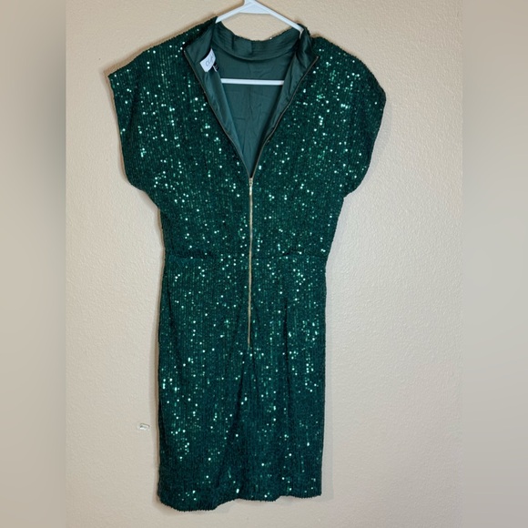 Closet Stunning Emerald Green Dress size 4 - Picture 6 of 6